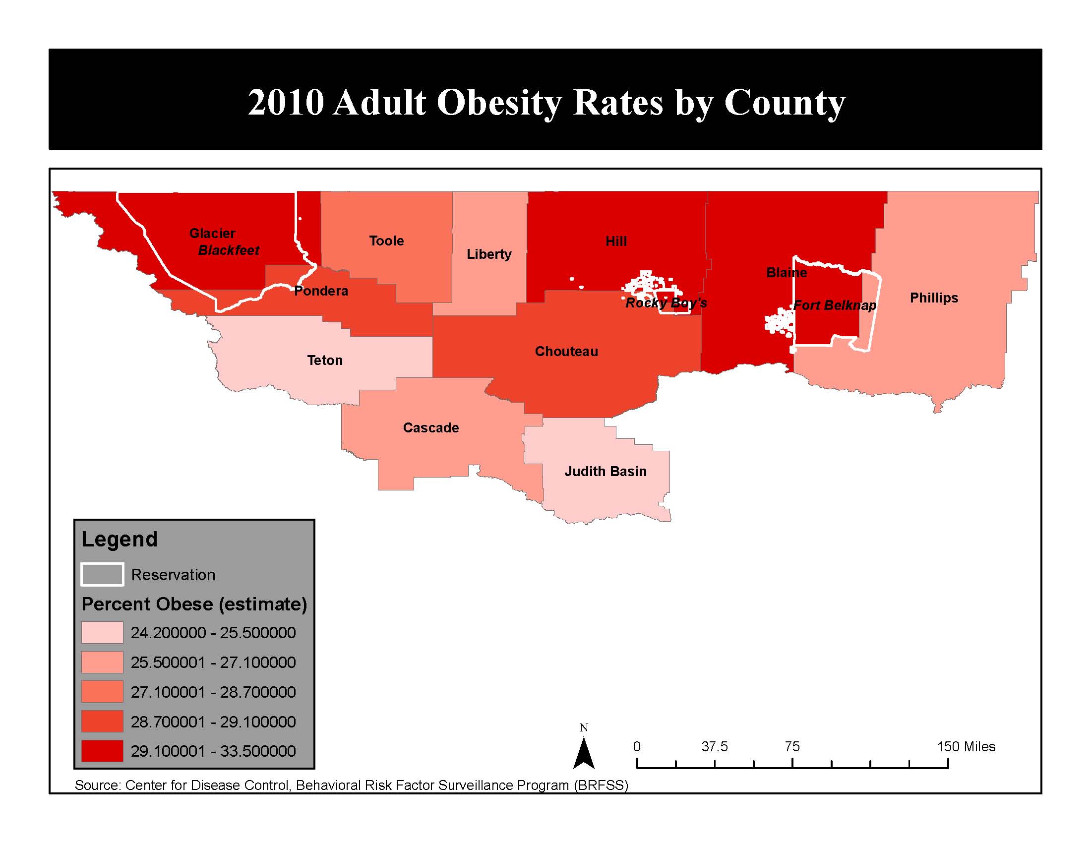 Obesity By County