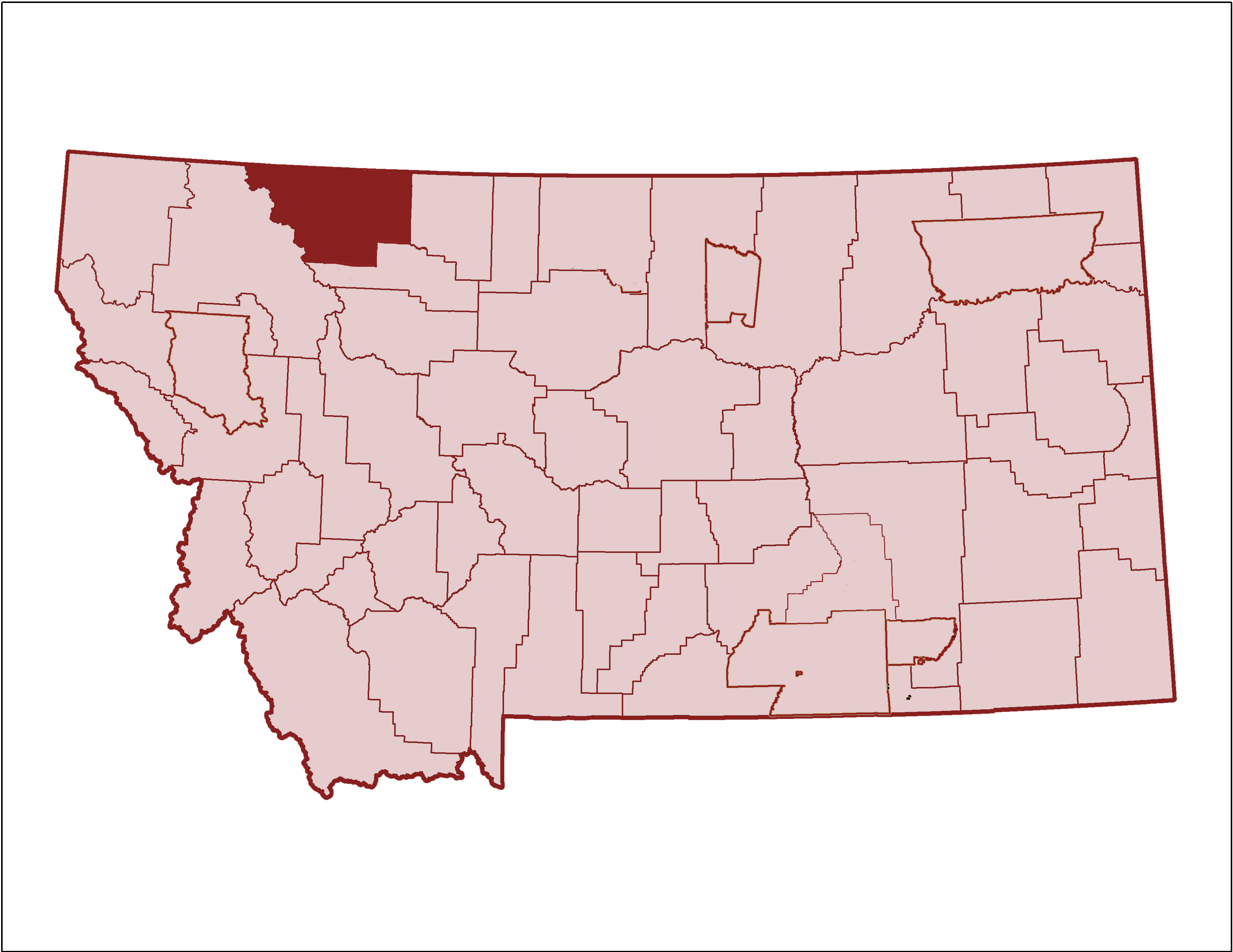 Clacier County Maps